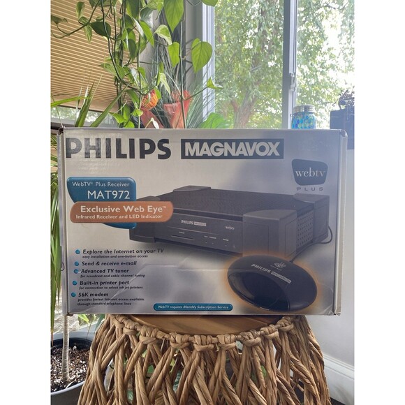 Vintage Philips Magnavox Internet WebTV Terminal MAT972 Complete w/box Untested - Picture 16 of 16